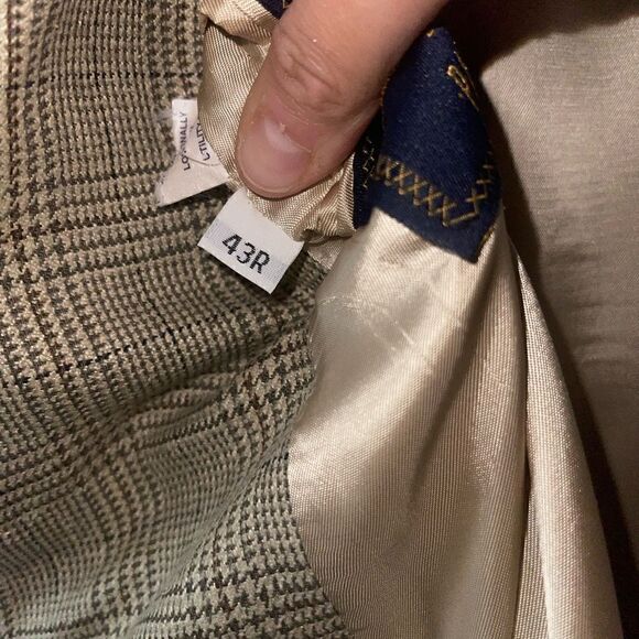 Tommy Hilfiger Vintage Tweed Blazer Size 43R - Picture 11 of 16